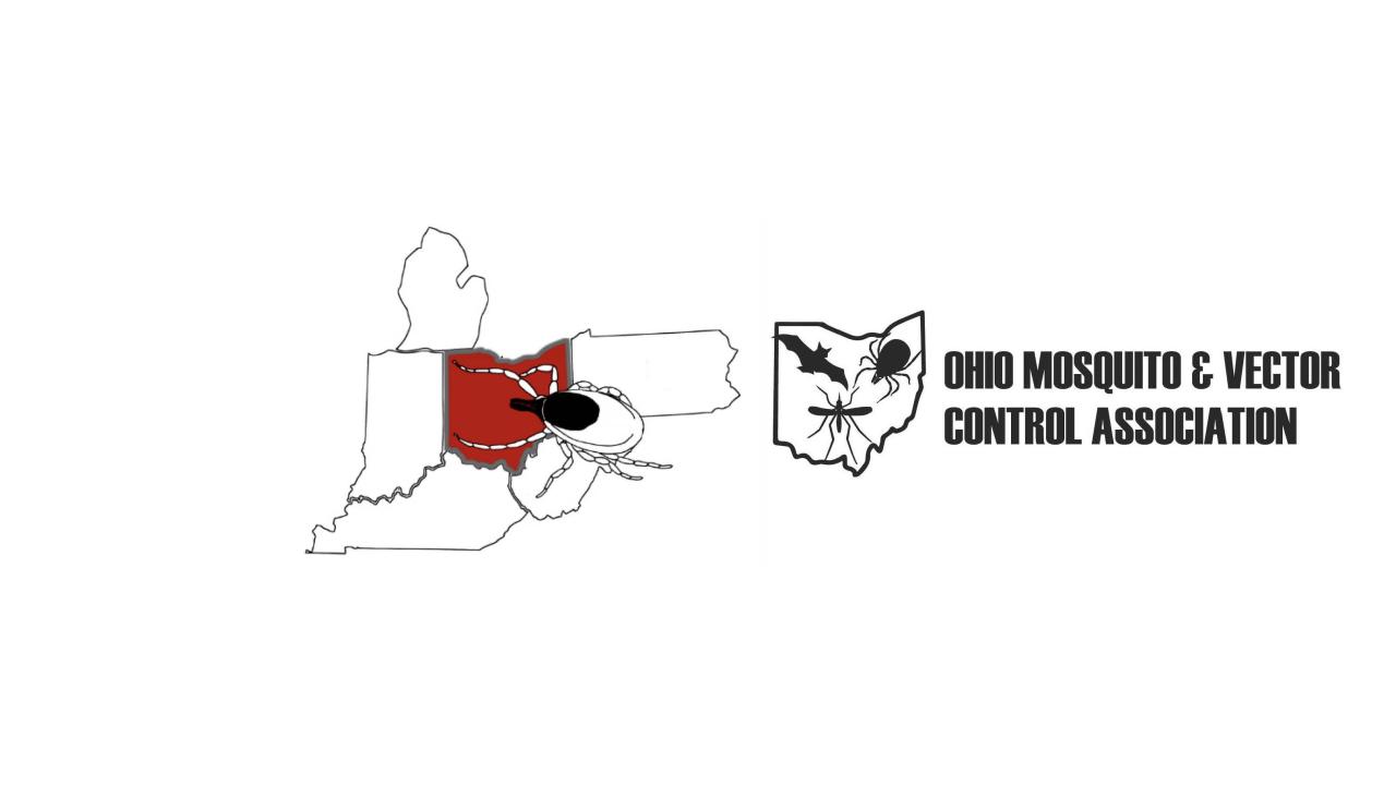 Ohio Regional Tick Symposium and Ohio Mosquito and Vector Control Association Logos